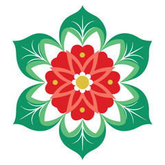 a beautiful flower vector