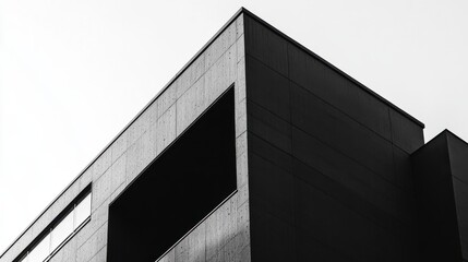 black, minimalist style, clean aesthetic, sharp focus