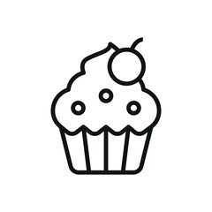 Cupcake Drink Icon showcases a vibrant and inviting style, ideal for highlighting fun drinks, party treats, or festive dessert offerings