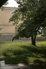 orage d'été et éclaircie 