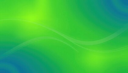 Fototapeta premium a close up of a green and blue background with a wave