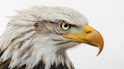 Obraz premium Majestic bald eagle with striking features and intense gaze