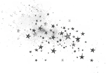 Silver Stars Shimmer and Shine with Celestial Dream Fantasy Theme.