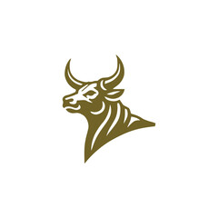 Luxury bull logo