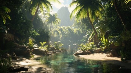 tropical, cinematic look, high detail, professional quality
