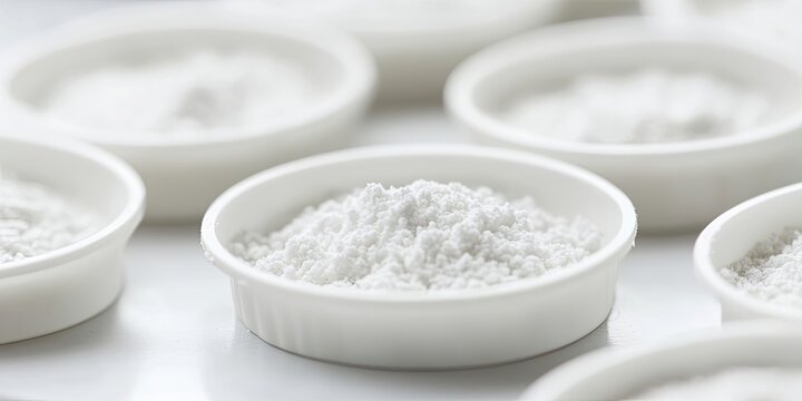 LaI3 lanthanum III iodide, a chemical substance, displayed in white plastic laboratory packaging, exemplifies the importance of handling lanthanum III iodide safely in scientific environments.