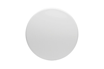 White Oval Shape on Black Background, Minimalist Design and Geometric Simplicity.