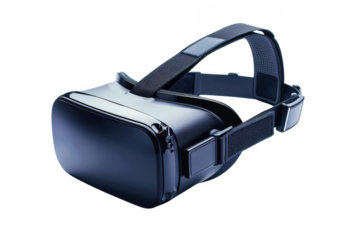 Virtual Reality Headset Shows Immersive Experience with Futuristic Technology Concept.