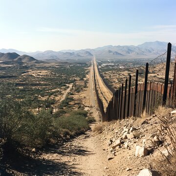 Fence view near Naco, April 18, 2017