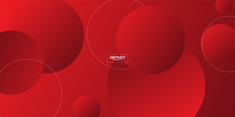 Red element with circle shape. Creative illustration for poster, web, landing page, page, cover, advertisement, greeting, card, promotion. eps 10