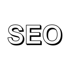 Text of SEO Shadow. Search Engine Optimization Text