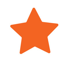 Obraz premium Black star - Vector icon star Icon Vector / star icon / star- Vector icon on white background.