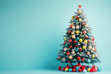 Small Christmas Tree with Ornaments