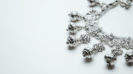 Delicate Anklet with Ghungroo Featuring Silver Bells