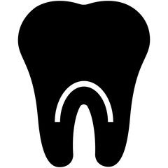 Dental treatment, oral health, stomatology icon