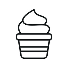 Sandwich icon with a sleek, clean aesthetic, ideal for contemporary food branding or digital applications