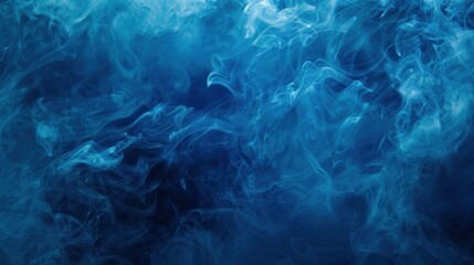 Obraz premium Abstract Blue Smoke