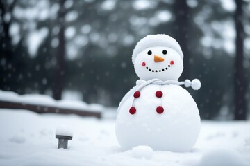 Obraz premium Snow Man
