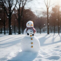 Obraz premium Snow Man