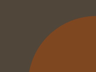 Simple abstract background with a half-circle of brown on a darker brown background.