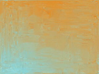 Abstract background with a gradient of warm orange and cool teal, featuring a textured, painterly style.