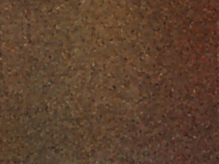 Abstract Brown Geometric Hexagon Mosaic Background