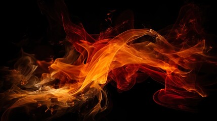 炎の背景素材５