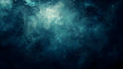 Deep Teal Abstract Background Illustration
