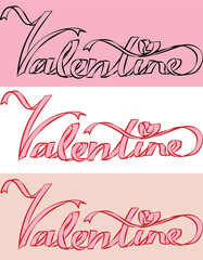 Valentine Love Letter Bow Ribbon Lace Style Vector, PNG, JPG/JPG, Transparent Background for Postcard, Greeting Card, Gift, knot, lace, loop.