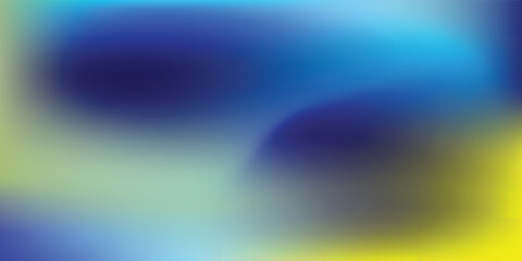 Blurred colored abstract background. Smooth transitions of iridescent colors. blue and yellow gradient. Rainbow backdrop.