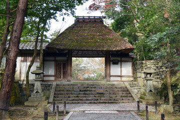 法然院　山門　京都市左京区鹿ヶ谷