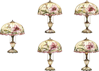 lamp watercolor clipart