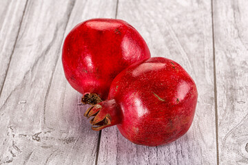 Fresh sweet juicy pomegranate fruit