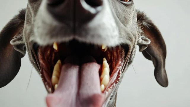 The Smiling Greyhound Dog