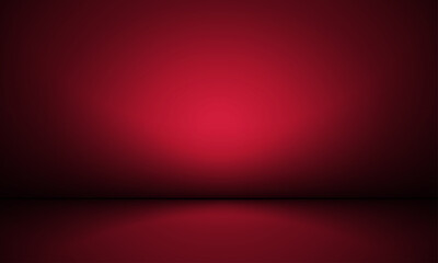 Red abstract shape studio room background