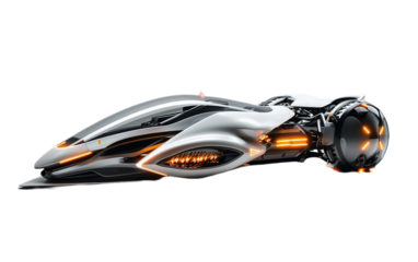 Modern Car Concept on transparent background PNG.