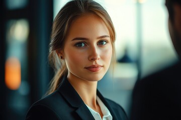 Fototapeta premium Business Meeting Confident Woman