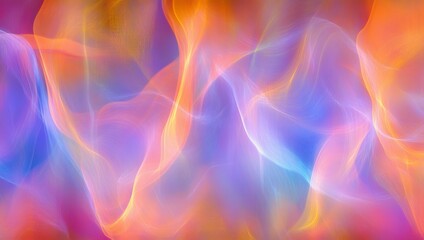 Obraz premium Abstract Colorful Swirls Light Energy Flowing Pastel Background