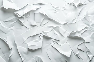 Obraz premium white glued overlapping ad poster layers