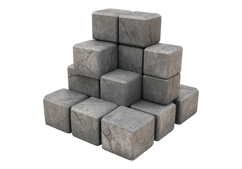 Construction blocks. Transparent background .Isolated PNG
