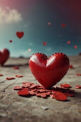 heart, valentine's day card