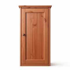 Wooden Cabinet Pine Wood Cupboard Single Door Rustic Storage