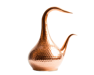 Isolated Copper Alembic