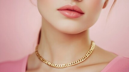 Woman with necklace