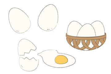 いろいろな卵のセット