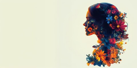 woman mental health concept