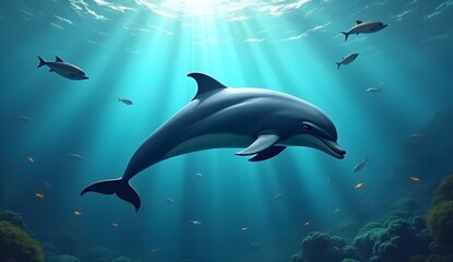 dolphin in the sea