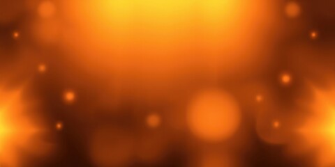 A warm orange backdrop softly illuminated with glowing lights creates a cozy atmosphere perfect for events or gatherings, providing a sense of warmth and comfort