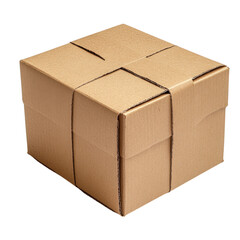 Creating a minimal closed cardboard box with sharp corners a guide to efficient packaging design in modern environments