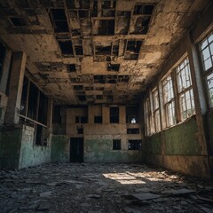 Photograph an abandoned building and its textures.

